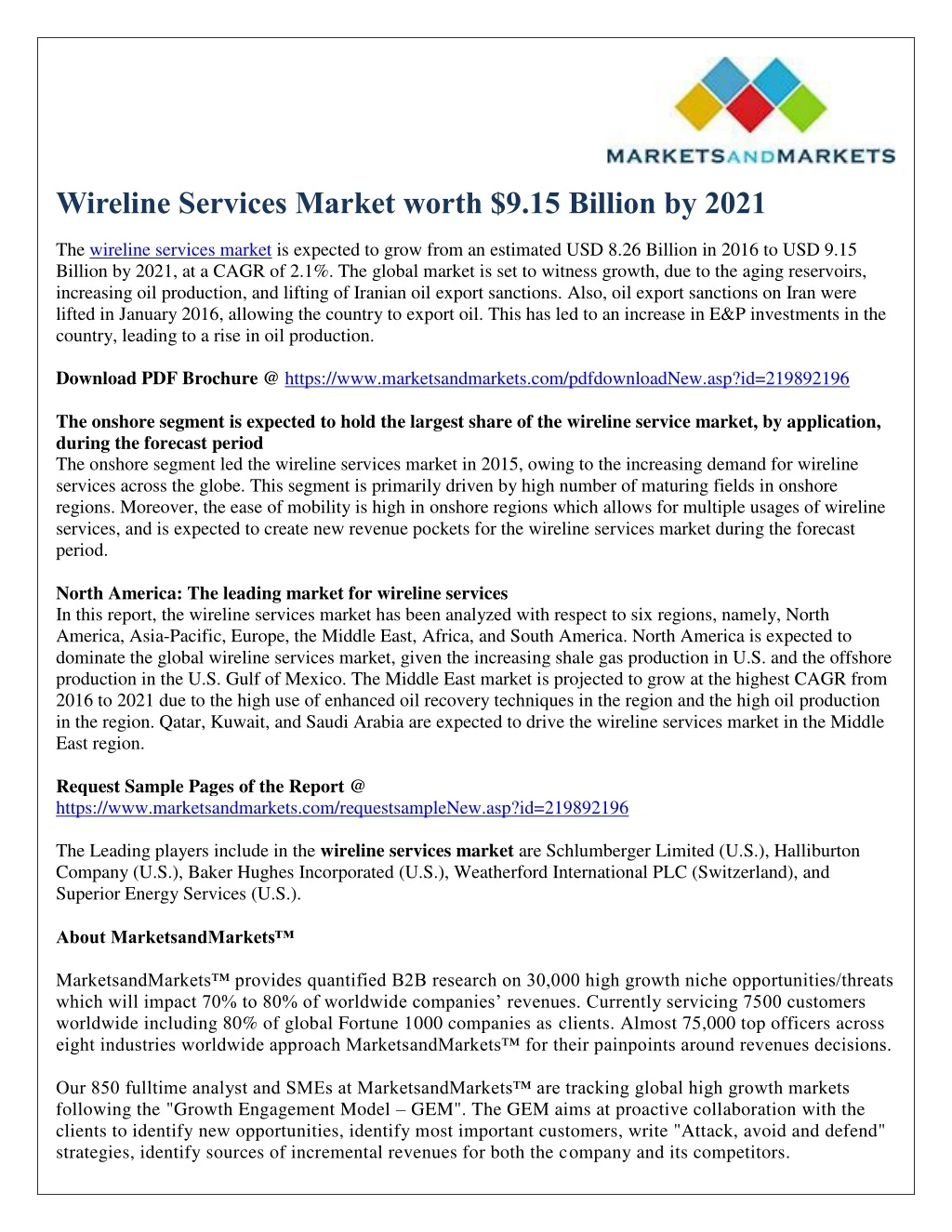wireline services market worth 9 15 billion