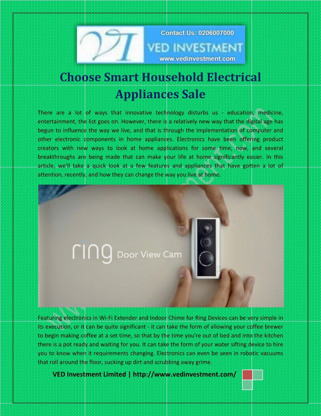 choose smart household electrical appliances sale