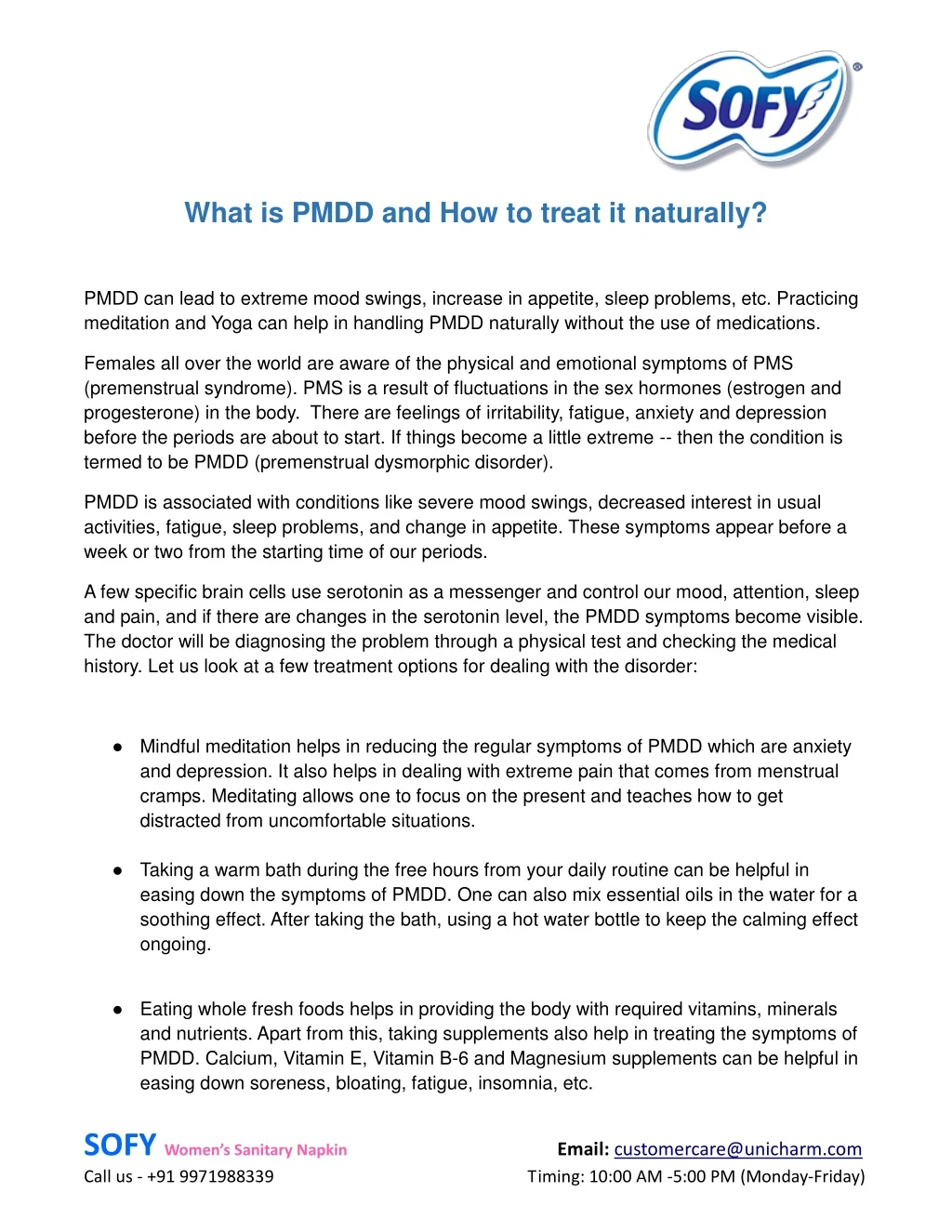 what is pmdd and how to treat it naturally