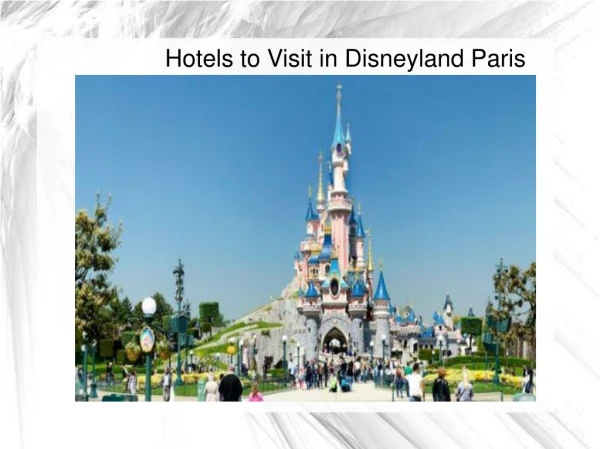 Best Restaurants in Disneyland Paris