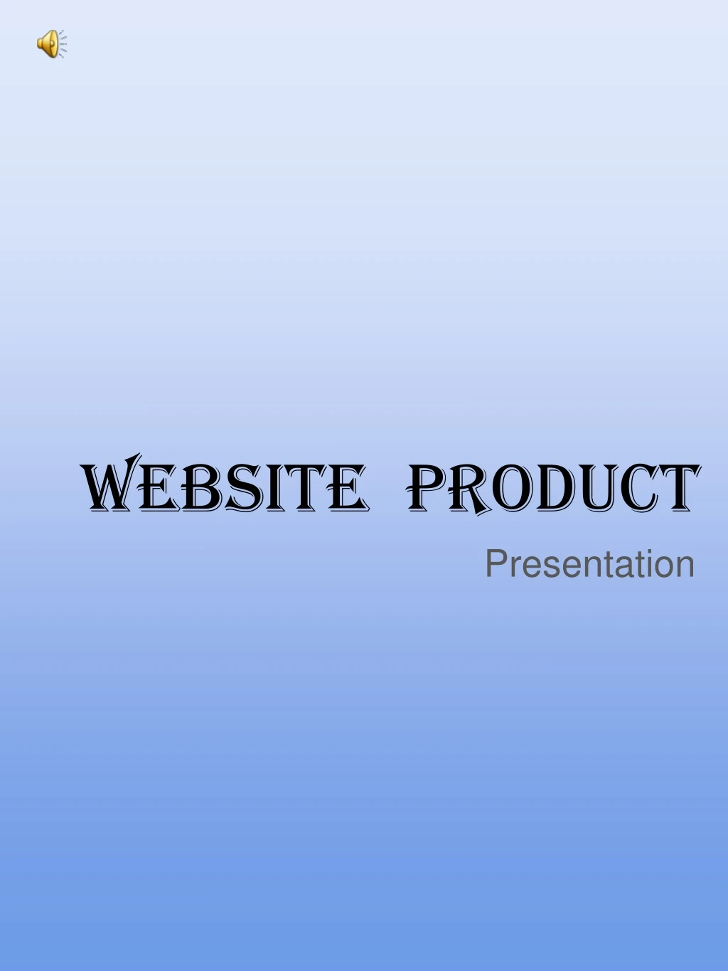 website product