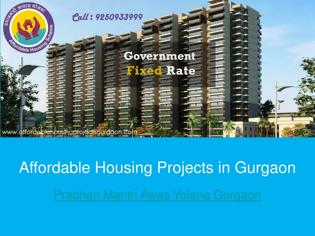 affordable housing projects in gurgaon