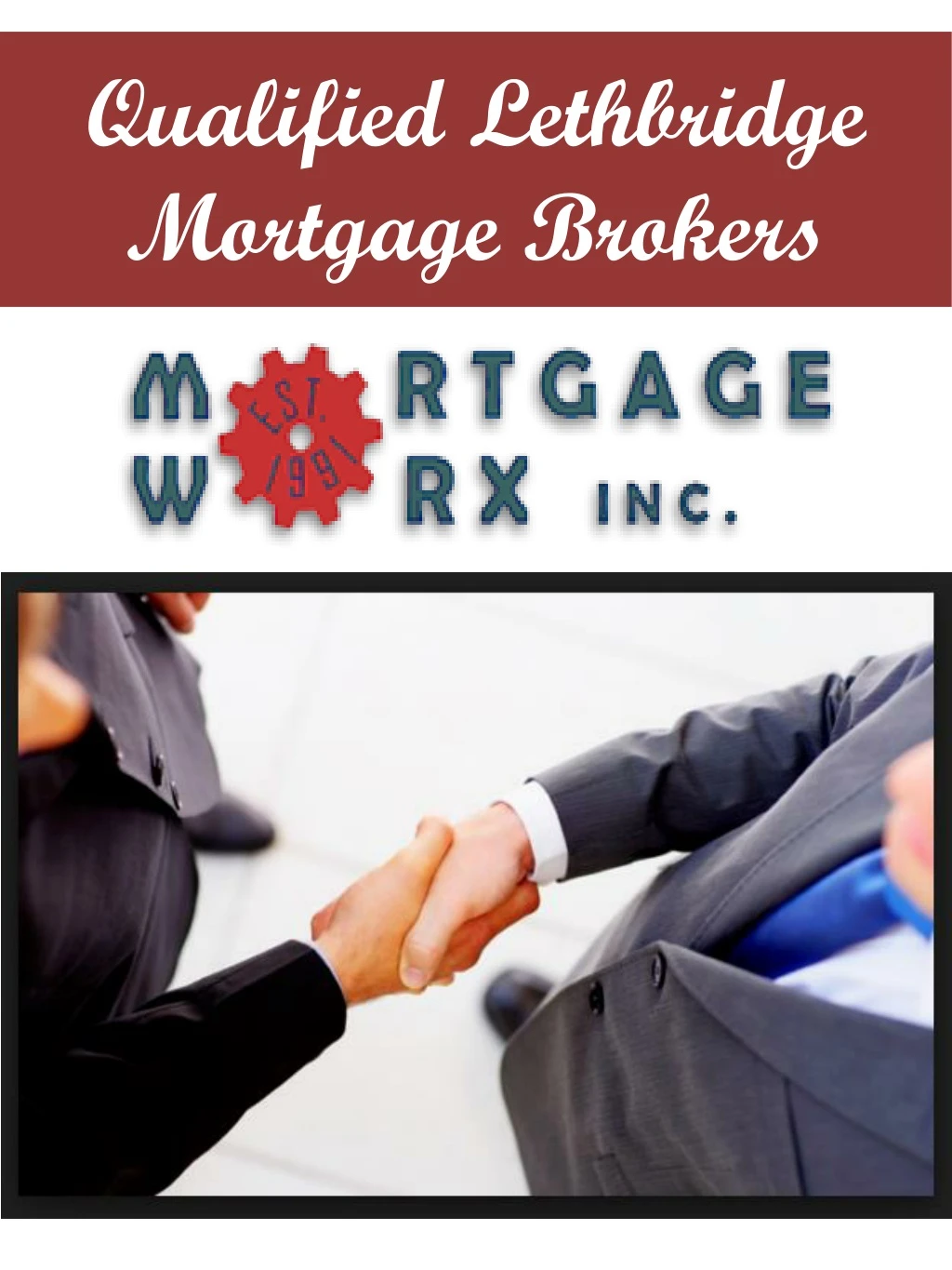 qualified lethbridge mortgage brokers