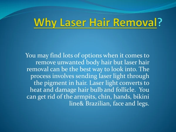 Laser hair removal edmonton