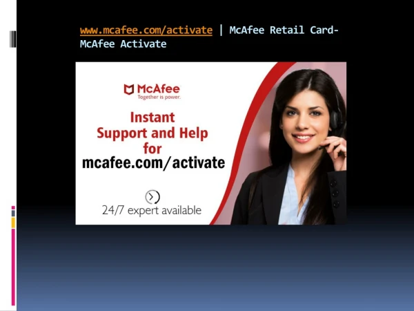 McAfee Activate | Enter your code - mcafee.com/activate