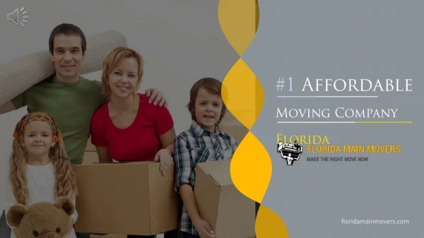 Residential Moving Company in Florida