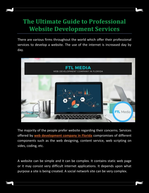 The Ultimate Guide to Professional Website Development Services