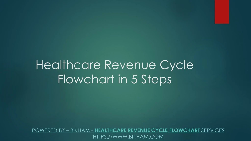 healthcare revenue cycle flowchart in 5 steps