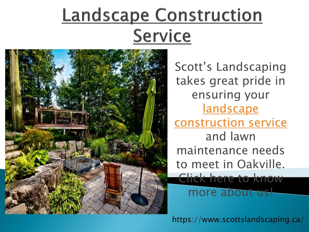 landscape construction service