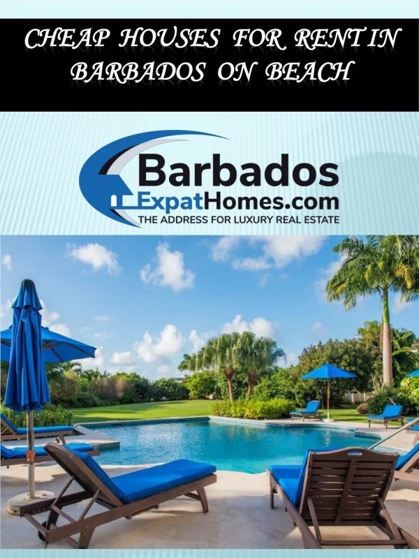 Expath Home Apartments To Rent In Barbados