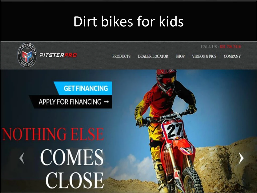 dirt bikes for kids