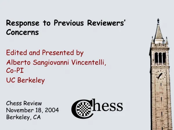 Response to Previous Reviewers’ Concerns