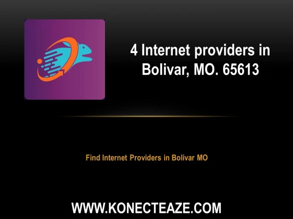 Find Internet Providers in Bolivar MO
