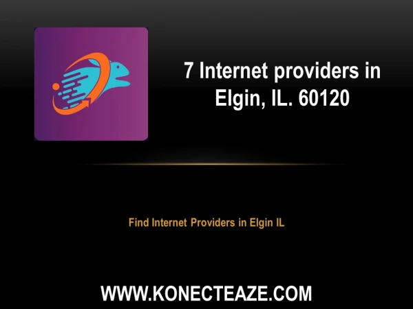 Find Internet Providers in Elgin IL
