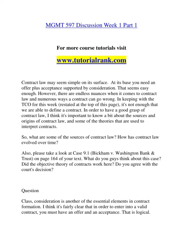 MGMT 597 Inspiring Innovation/tutorialrank.com