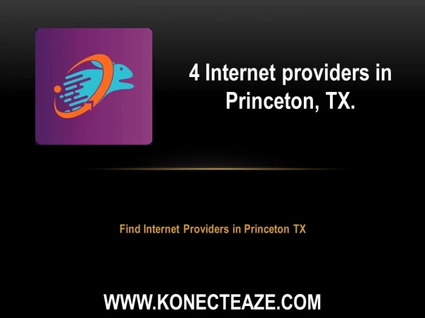 Find Internet Providers in Princeton TX