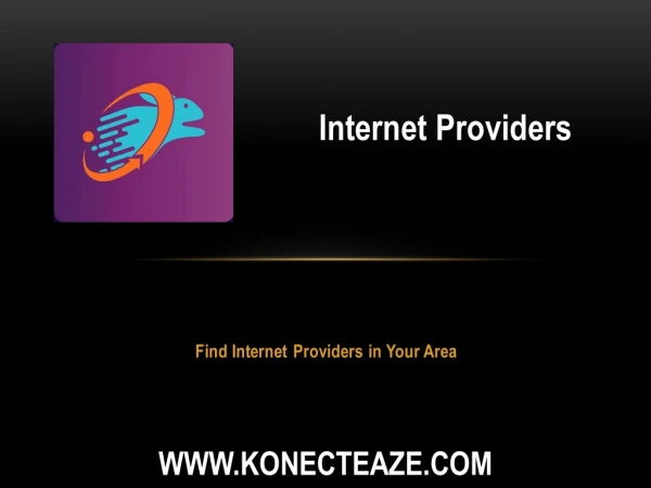 Find Internet Providers in Your Area