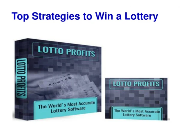 Improving Your Chance of Winning the Lottery