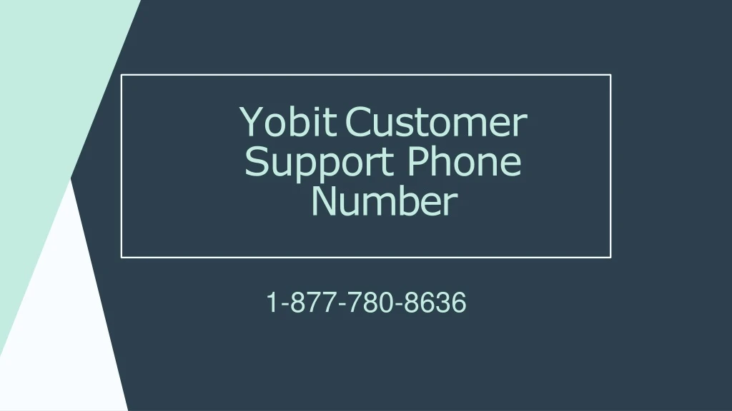 yobit customer support phone number