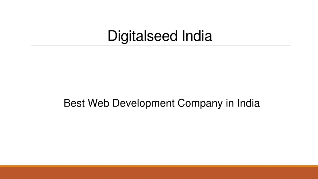 digitalseed india