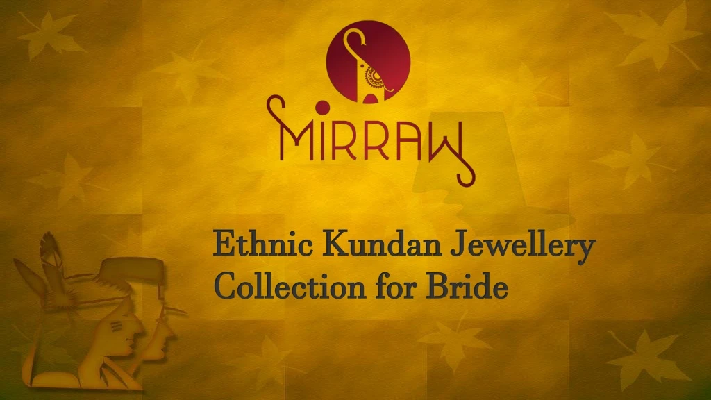 ethnic kundan jewellery collection for bride
