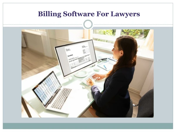 Web Based Billing Software For Lawyers