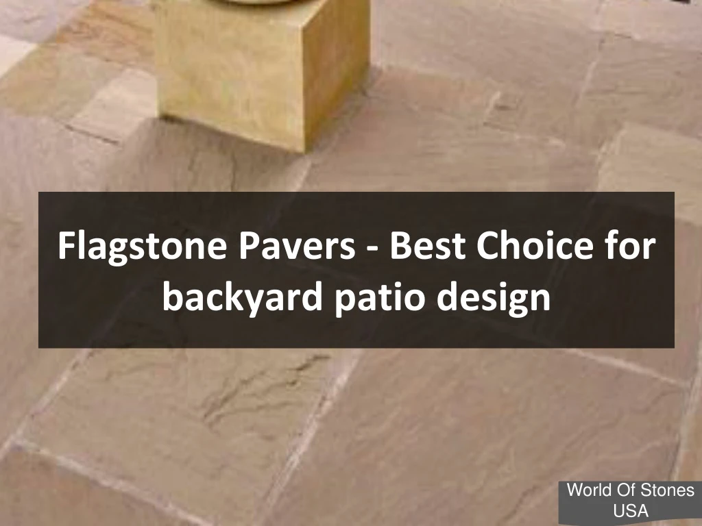 flagstone pavers best choice for backyard patio design