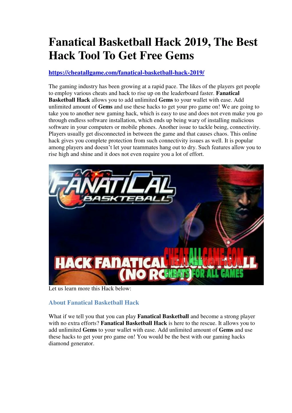 fanatical basketball hack 2019 the best hack tool