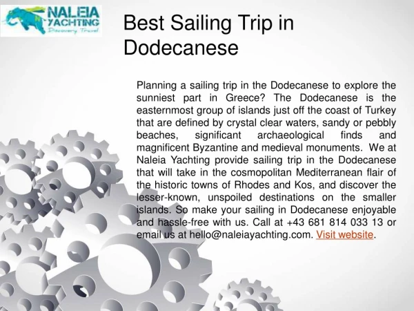Best Sailing Trip in Dodecanese