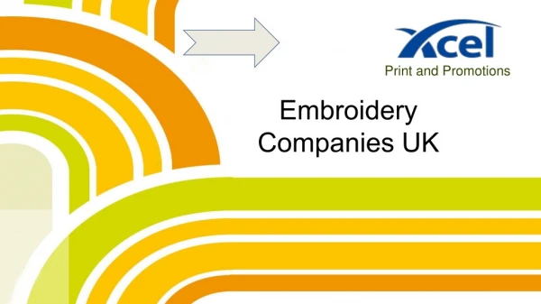 Embroidery Companies UK