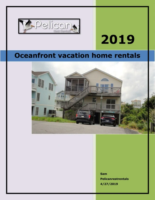 Oceanfront vacation home rentals corolla nc