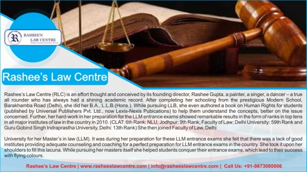 Best Law Entrance Coaching Institute in Delhi | Law Online Coaching
