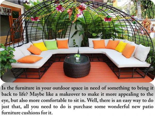 Porch Furniture Pads - An Astonishing Method To Give Your Open air Goods A Makeover
