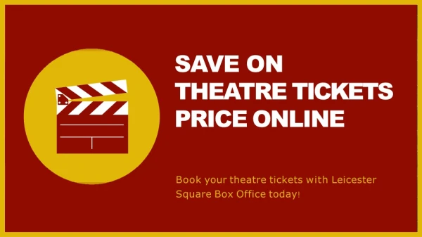 London Theatre Tickets - LSBO