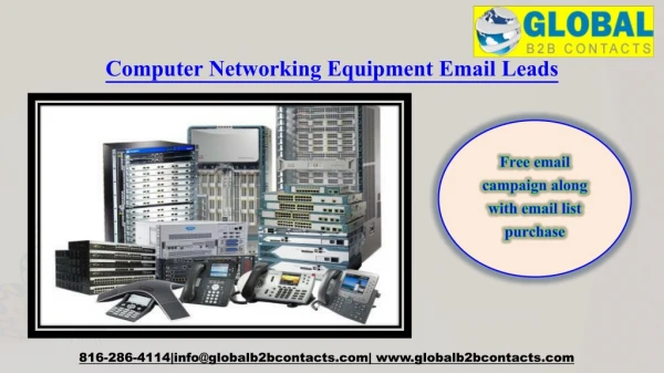 Computer Networking Equipment Email Leads