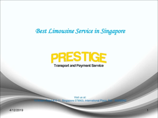 Airport Transfer, Luxury Limousine Service Singapore - Prestige Transport