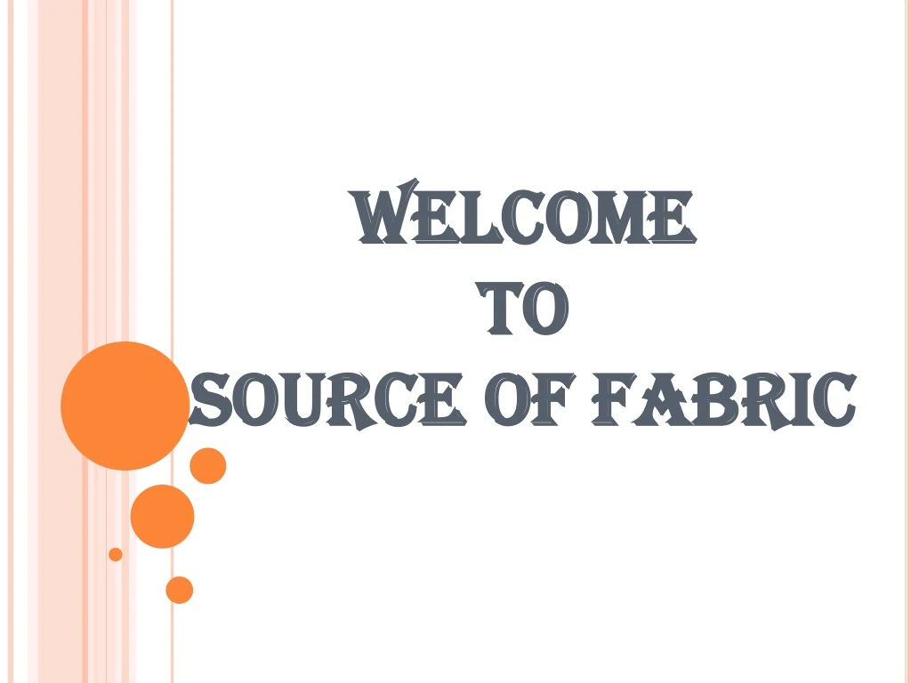 welcome to source of fabric