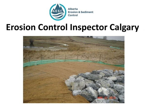 Erosion Control Inspector Calgary