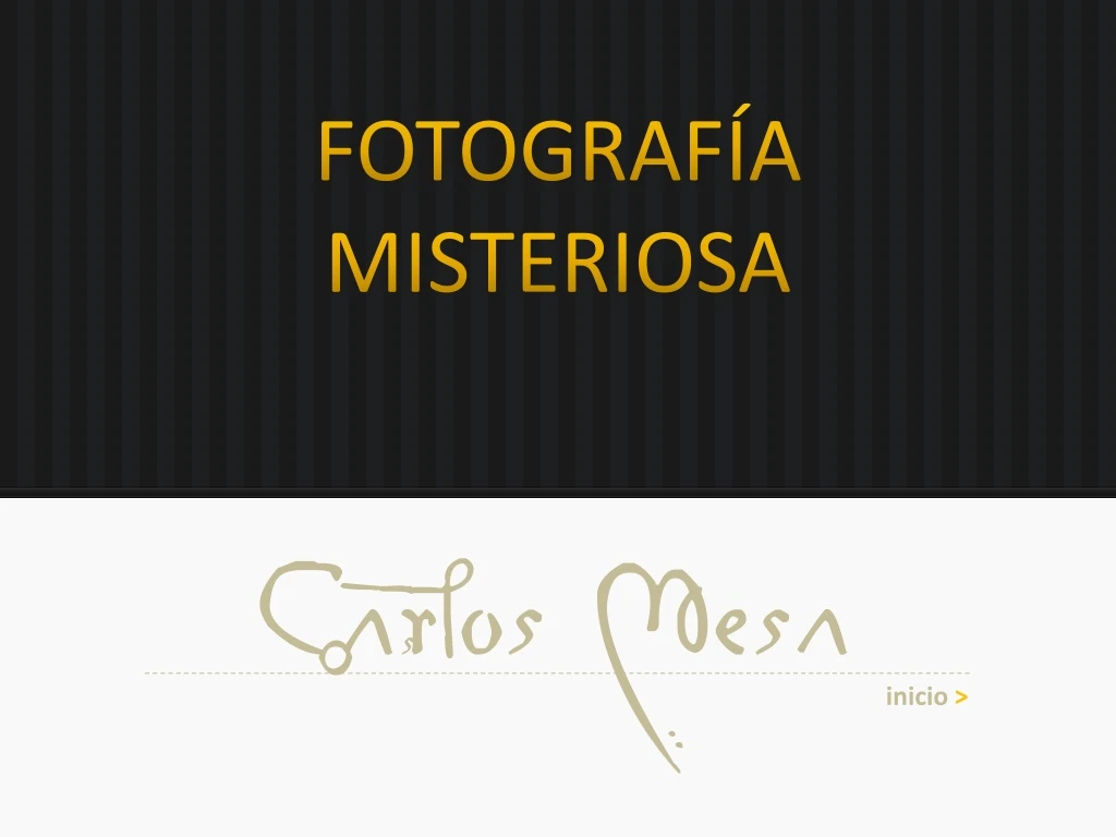 fotograf a misteriosa