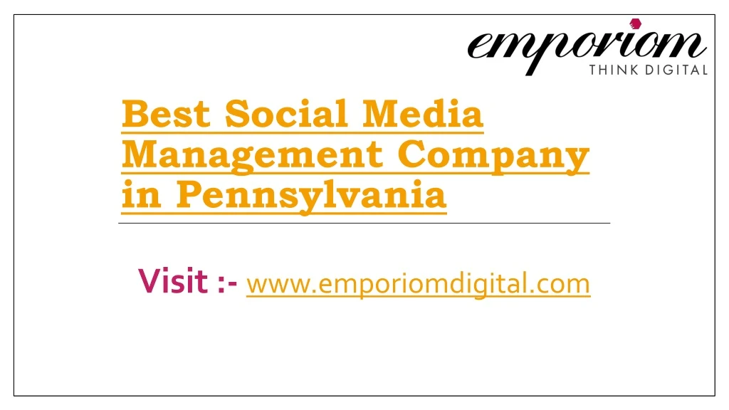 best social media management company