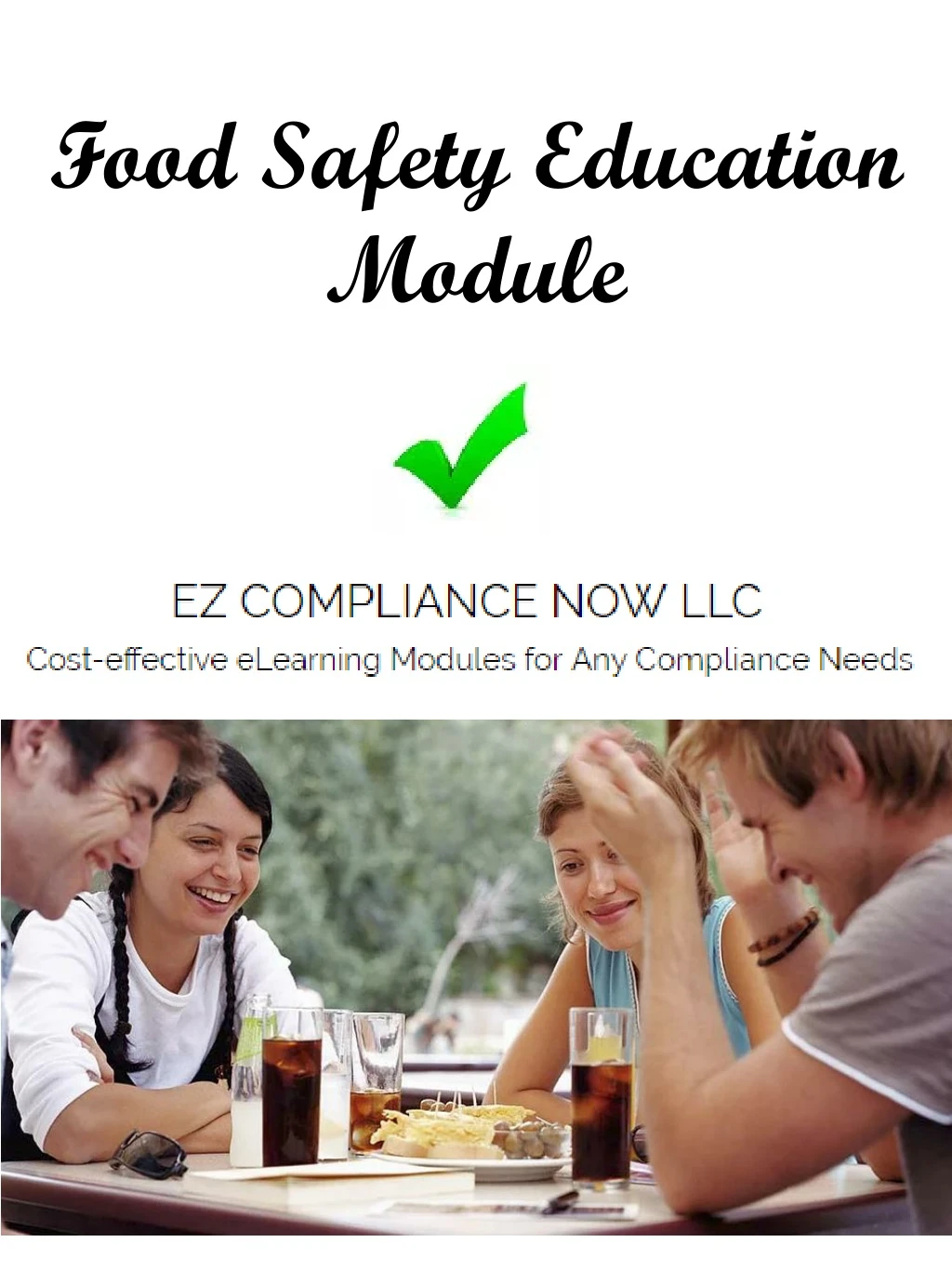 food safety education module