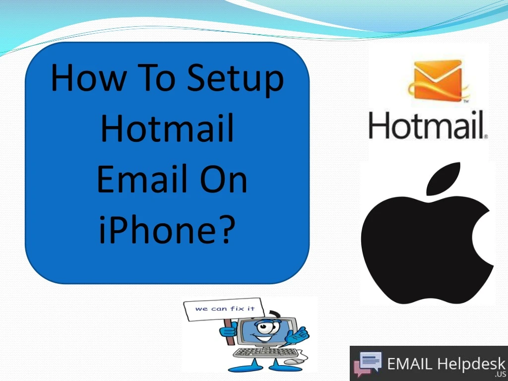 how to setup hotmail email on iphone