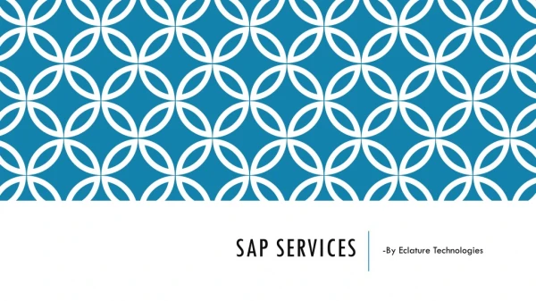 SAP Services By Eclature