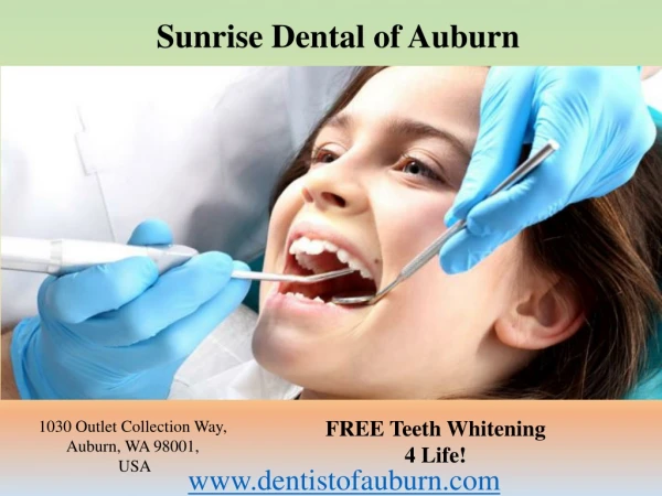 Cosmetic dentistry Auburn WA | Dental implants Auburn WA