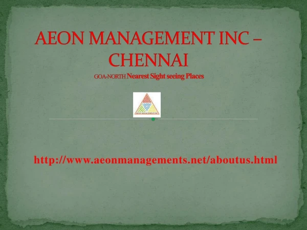 aeon management inc chennai / Reviews