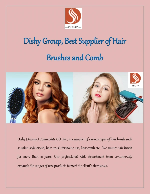 Dishy Group, Best Supplier of Hair Brushes and Comb