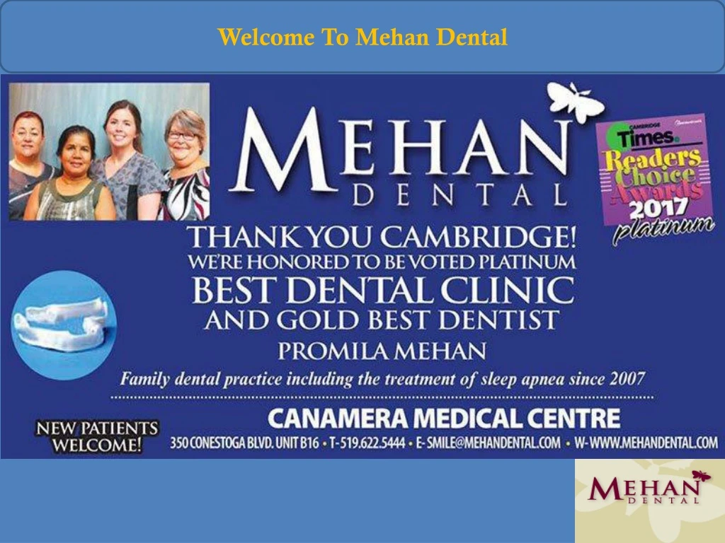 welcome to mehan dental