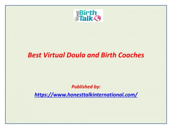 Best Virtual Doula and Birth Coaches