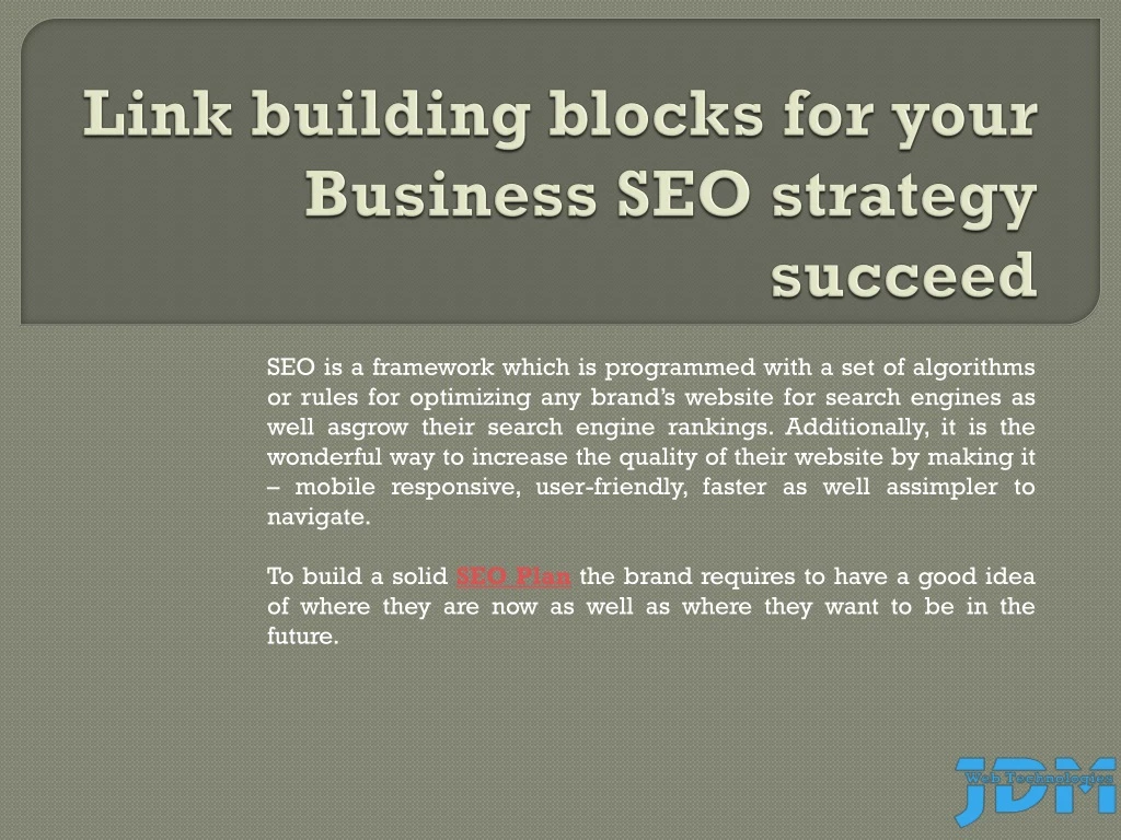 link building blocks for your business seo strategy succeed