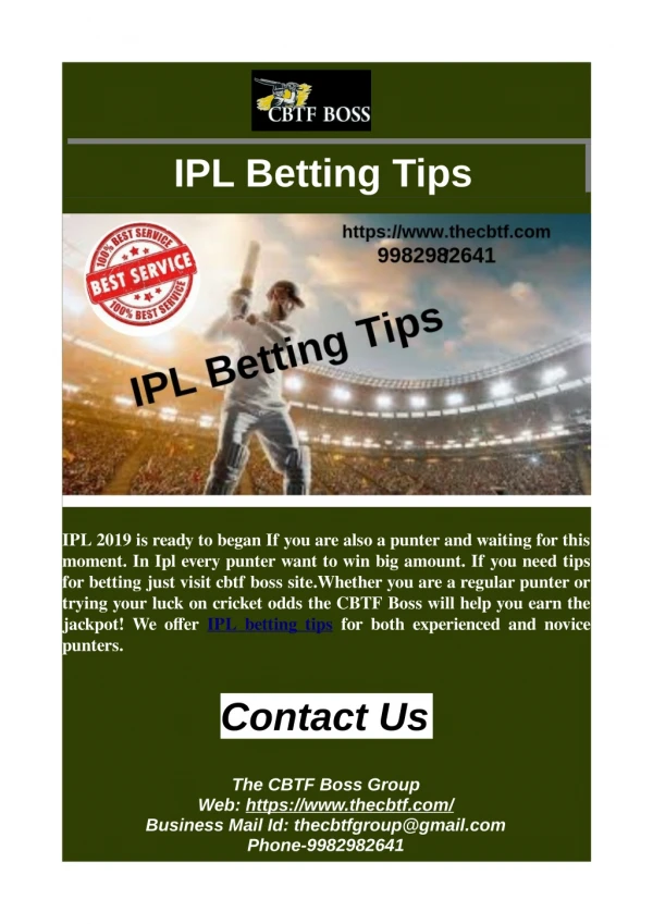 IPL Betting Tips